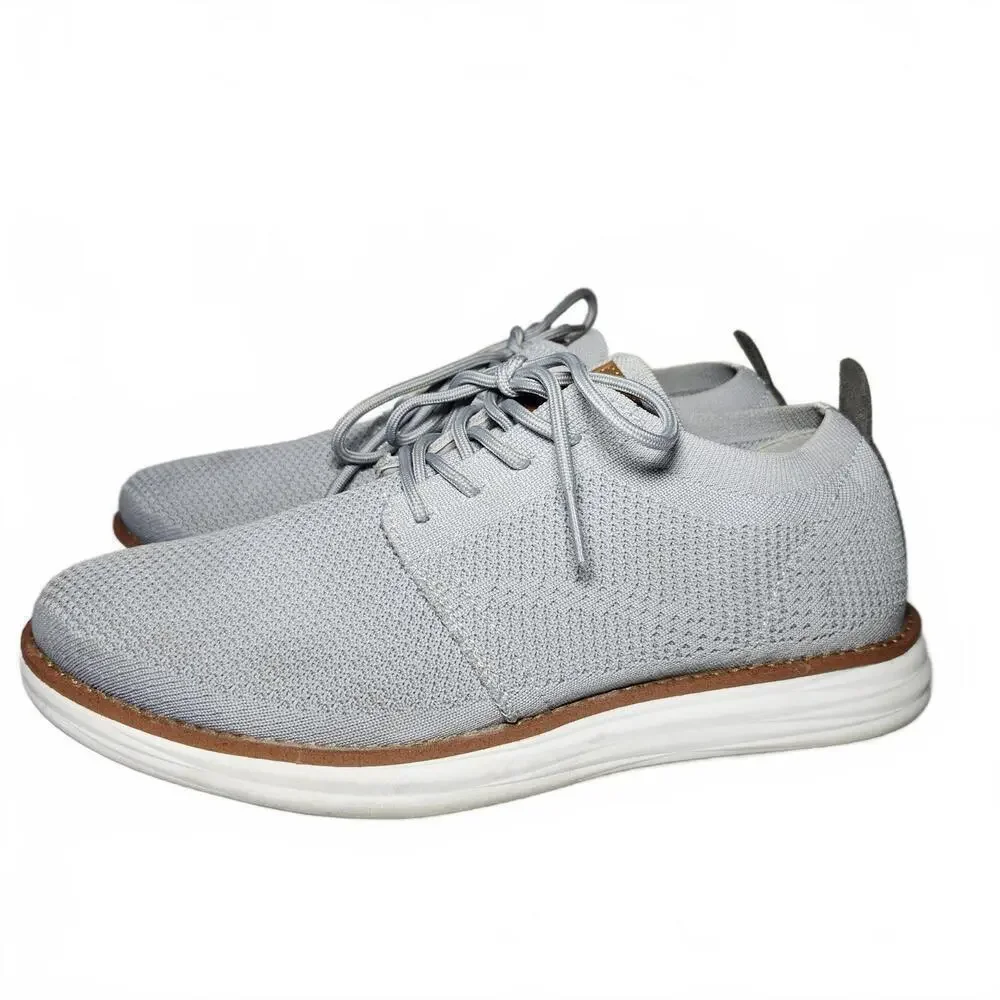 Bruno Marc Men's Grand-01 Grey Knit Oxfords Size 9